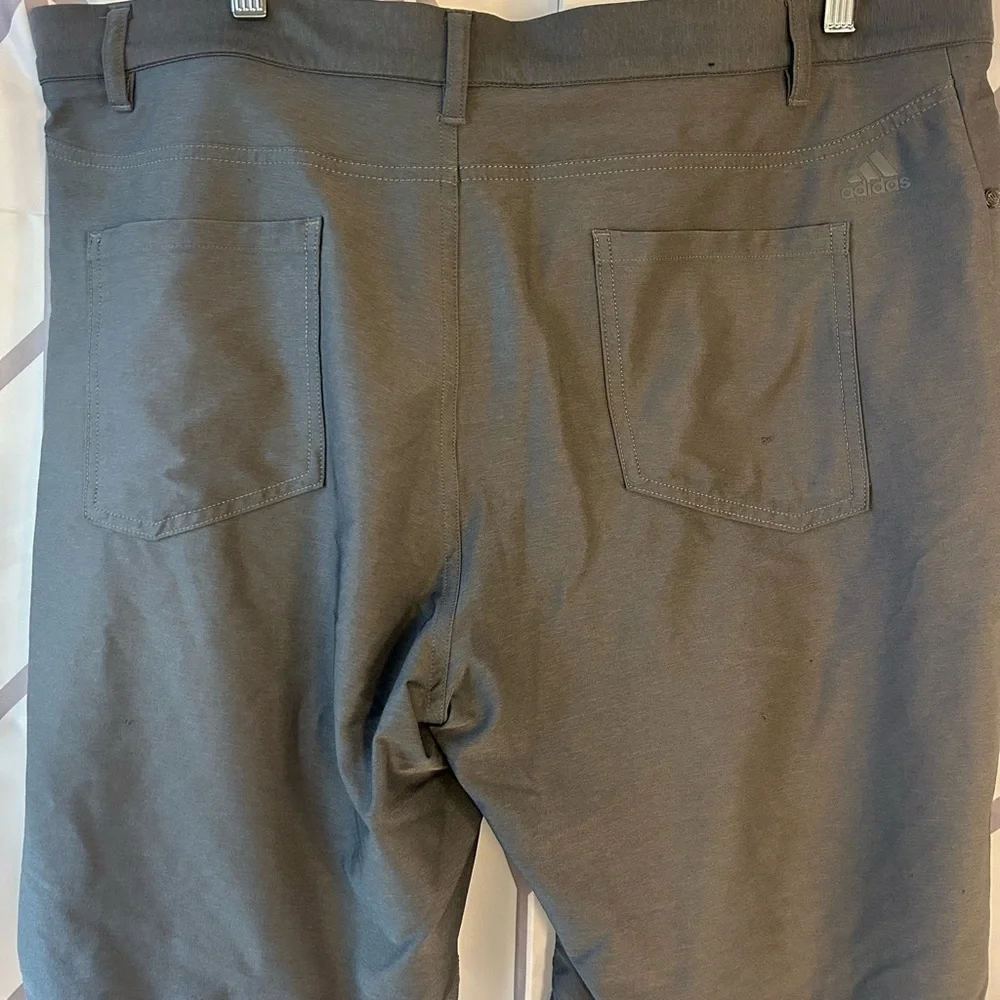adidas Men's Charcoal Flat Front Shorts
